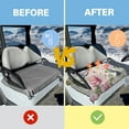 thumbnail image 4 of HUIACONG Christmas Candy Print Golf Cart Covers Seat Easy to Install and Clean Universal Seat Covers for Golf Cart Comfortable Breathable Compatible with EZGO Yamaha Club Cars, 4 of 7