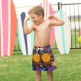 thumbnail image 4 of FORMRS Boys Swim Trunks Quick Dry Mesh Liner Boardshorts Sizes XS-XL, Futuristic Circles, 4 of 7
