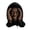 B, variant on Hooded Man Peeker Peeping Ornaments Window Funny Face Window Sticker Prop Realistic Scary Hanging Ornament For Halloween Party Decoration