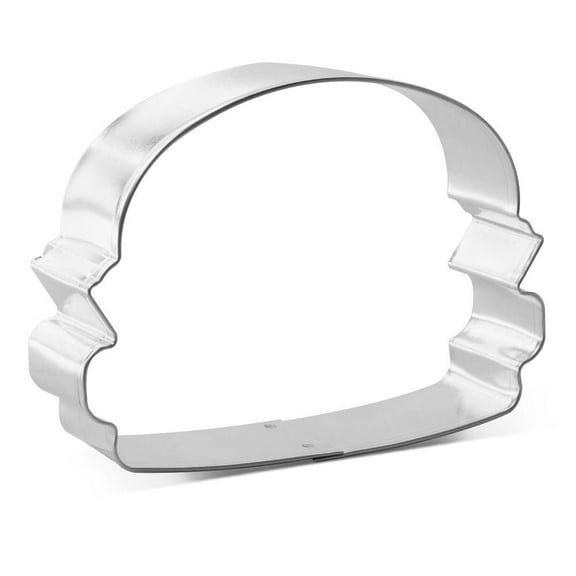 Hamburger Cookie Cutter 3.5 in B1526 - Foose Cookie Cutters - USA Tin Plate Steel