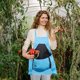 thumbnail image 2 of Delantal de jardinería, bolsa para recoger verduras y frutas, mochila grande de algodón para mujer y hombre., 2 of 6
