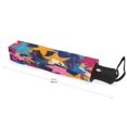 thumbnail image 5 of BZSMCE One-Touch Auto Open Close Rain Umbrella With Creative Colorful Starburstes Pattern, 5 of 7