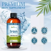 NutriNoche Liquid Iron Supplement 30 ppm Ultra Pure Crystalline Gluten-Free Vegan 8 Ounces
