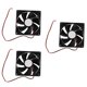 thumbnail image 1 of 3 Piezas 90mm x 25mm DC 12V Ventilador de Enfriamiento de 2 para Caja de Computador Enfriador de CPU, 1 of 5