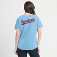 thumbnail image 5 of Women's Fanatics Light Blue St. Louis Cardinals Binge Worthy Stadium Slub V-Neck T-Shirt, 5 of 5