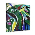 thumbnail image 2 of Otters in Abstraction - Canvas, 2 of 10