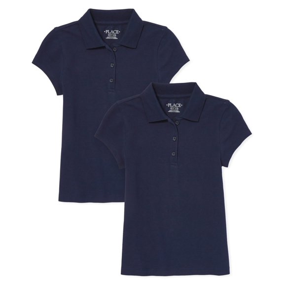 Camisa Polo para Niñas The Children's Place Talla Mediana – Pack de 2