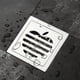 thumbnail image 2 of Stainless Steel Shower Drain with Strainer Filter Square Shower Drain Odor Proof Floor Drain for Bathrooms Kitchens Toilets Garages Basements Balcony, 2 of 5