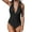 Black, variant on Vedolay Women Swimsuits Women's One Piece Swimsuit Plunge Neckline Cutout Criss Cross Bathing Suit,Green M