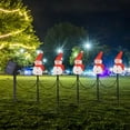 thumbnail image 1 of Luces solares para caminos navideños, luces para aceras, luces con estacas para jardín, luces solares para paisajes, decoración de patios y pasarelas rojo, 1 of 8