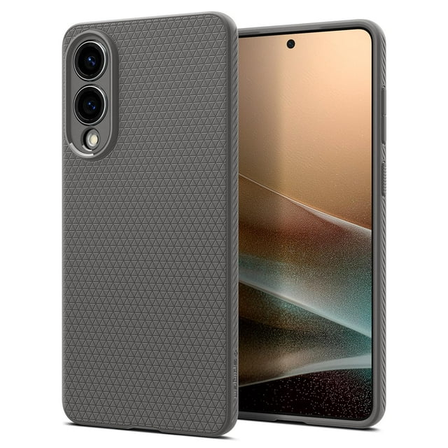 Funda Spigen Liquid Air para Galaxy S25 Edge en Gris Mármol