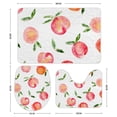 thumbnail image 3 of GZHJMY Bathroom Mat set of 3， Peach 3 Pieces Bath Mats Set for Bathroom, Vintage Style Non-Slip Washable Cover Floor Rug Decorations for Kitchen Bathroom Bedroom, 3 of 6
