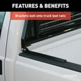 thumbnail image 4 of ARIES 111000 Classic Heavy-Duty Black Steel Truck Headache Rack Cab Protector, Select Chevrolet, Ford, Dodge, GMC, Ram Fits select: 1997-2014 FORD F150, 1999-2019 CHEVROLET SILVERADO, 4 of 5