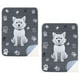 thumbnail image 3 of Paquete de 2 Almohadillas Reutilizables para Cachorros de 36 X 41 Pulgadas, Lavables para el Entrenamiento de Perros, Almohadillas Súper Absorbentes para para Perros, 3 of 8