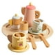 thumbnail image 2 of Juego de simulación, juguete educativo de madera para regalo de cumpleaños para niños. Juego de té de la tarde, 2 of 9