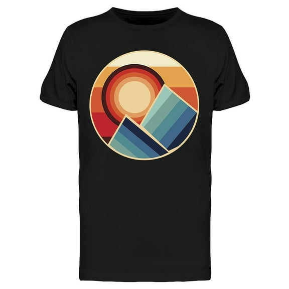 Traingles Mountains Men's T-shirt