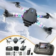 thumbnail image 3 of Christmas Gifts for Boys 8-12 - Drone with Camera Remote Control with Screen Display and Cool LED Light 2.4G Rc Quadcopter Altitude Hold for Kids Adults, Black, One Size, 3 of 9