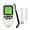 White, variant on M Buder Professional Coating Thickness Gauge High Accuracy Paint Mil Thickness Meter Tester with LCD Display Auto Power Off for Cars Manufacturing Metal Processing FE NFE Black