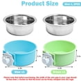 thumbnail image 2 of Comedero para mascotas Kathson L, 15 cm, acero inoxidable, 2 unidades, 2 of 6