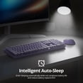 thumbnail image 3 of Combo de teclado y ratón Guffercty rojo colorido morado, 3 of 6