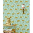 thumbnail image 2 of Eijffinger Exempel Green Cheetah Wallpaper, 2 of 3