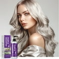 Purple Shampoo for Blondes Gray Brassy & Color Hair Enriched with Green