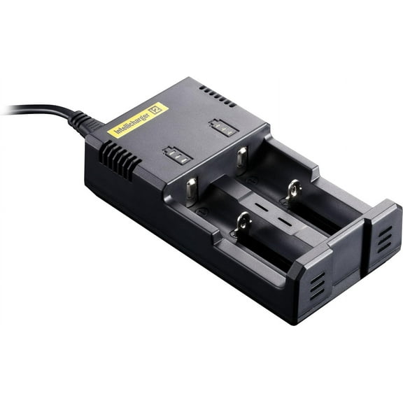 Nitecore Intellicharge i2, Charger for 18650 AAA AA Li-Ion/NiMH Batteries
