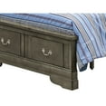 thumbnail image 2 of Glory Furniture Louis Phillipe Twin Storage Bed in Gray, 2 of 5