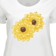 thumbnail image 4 of Inktastic Yellow Sunflowers Women's Plus Size T-Shirt, 4 of 5