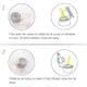 thumbnail image 5 of Novelty Place 2pcs Giant Inflatable Dice, 50cm/20inch And Jumbo Dice For Indoor And Outdoor Game, Lu, 5 of 5