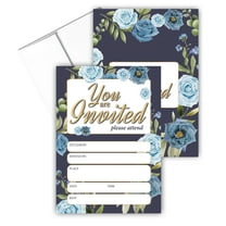 Stonehouse Collection | Floral Party Invitations for Any Occasion | Blue Rose Ga