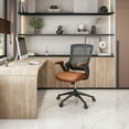 thumbnail image 6 of Techni Mobili Mid-Back Mesh Task Office Chair, Brown RTA-8030-BRN, 6 of 8