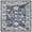 Blue, variant on Concard Global Trading 72366 7 x 9 ft. Istanbul Border Area Rug, Gray