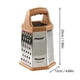 thumbnail image 2 of Cheese Grater, Stainless Steel, Food Vegetable Hand Gourmet Handheld Small Potato Metal, 2 of 5