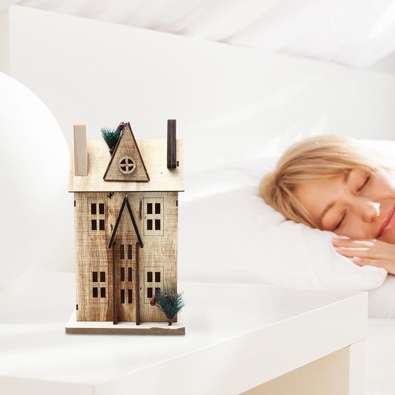 LOLIPPYY Farmhouse House Decor Wooden Christmas Style 1Pc