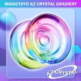 thumbnail image 4 of Magic Yoyo K2 Professional Responsive Yo-Yo for Kids Play, Plastic Yo Yo (Rainbow Gradient Color), 4 of 8