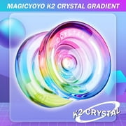 Magic Yoyo K2 Professional Responsive Yo-Yo for Kids Play, Plastic Yo Yo (Rainbow Gradient Color)