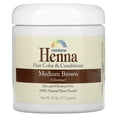 thumbnail image 1 of Rainbow Research, Henna, Hair Color and Conditioner, Medium Brown (Chestnut), 4 oz, 1 of 2