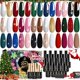 thumbnail image 1 of MEFA Kit de esmalte de uñas de gel con luz UV – 32 colores popular juego de esmalte de gel para todas las estaciones con base y capa superior mate/brillante para manicura, herramientas esenciales para, 1 of 4