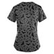 thumbnail image 3 of Womens Tops Stretchy Fashion Halloween Printed Work With Pocket T-Shirt Short Sleeve Top, 3 of 3