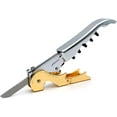 thumbnail image 1 of Pulltap's Genuine Slider 900 Corkscrew Wine Key Bottle Opener (Cromado y dorado - Chrome & Gold), 1 of 7