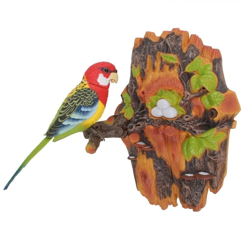Motion Sensor Activated Bird, Chirping & Dancing Bird, This toy has a