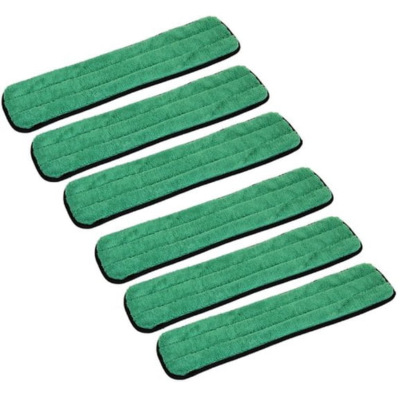 24 inch Industrial and Commercial Microfiber Dry Dusting Mop Pad for Flat Frames By Real Clean