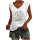 thumbnail image 1 of Camisetas Casuales de Manga Corta Gradiente Impreso Cuello Redondo Superior, Camiseta de Moda de Poliéster para las Mujeres, Lavado a Mano Verano Primavera, 1 of 4