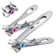thumbnail image 1 of Cortaúñas para uñas gruesas – Apertura de mandíbula ancha de gran tamaño de acero inoxidable cortaúñas cortador con lima de uñas para uñas gruesas, cortaúñas extra grandes para hombres, 1 of 3