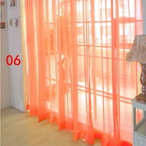 Curtains for Living Room 1 Pack Sheer Curtains 80 Inch L Panels Set Transparent Voile Rod Pocket Sheer Window Drapes Cortinas Curtains for Bedroom Wedding Party Background