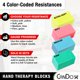 thumbnail image 5 of Bloques fortalecedores de manos CanDo Hand Therapy Blocks, color rosa suave, paquete de 3, 5 of 5