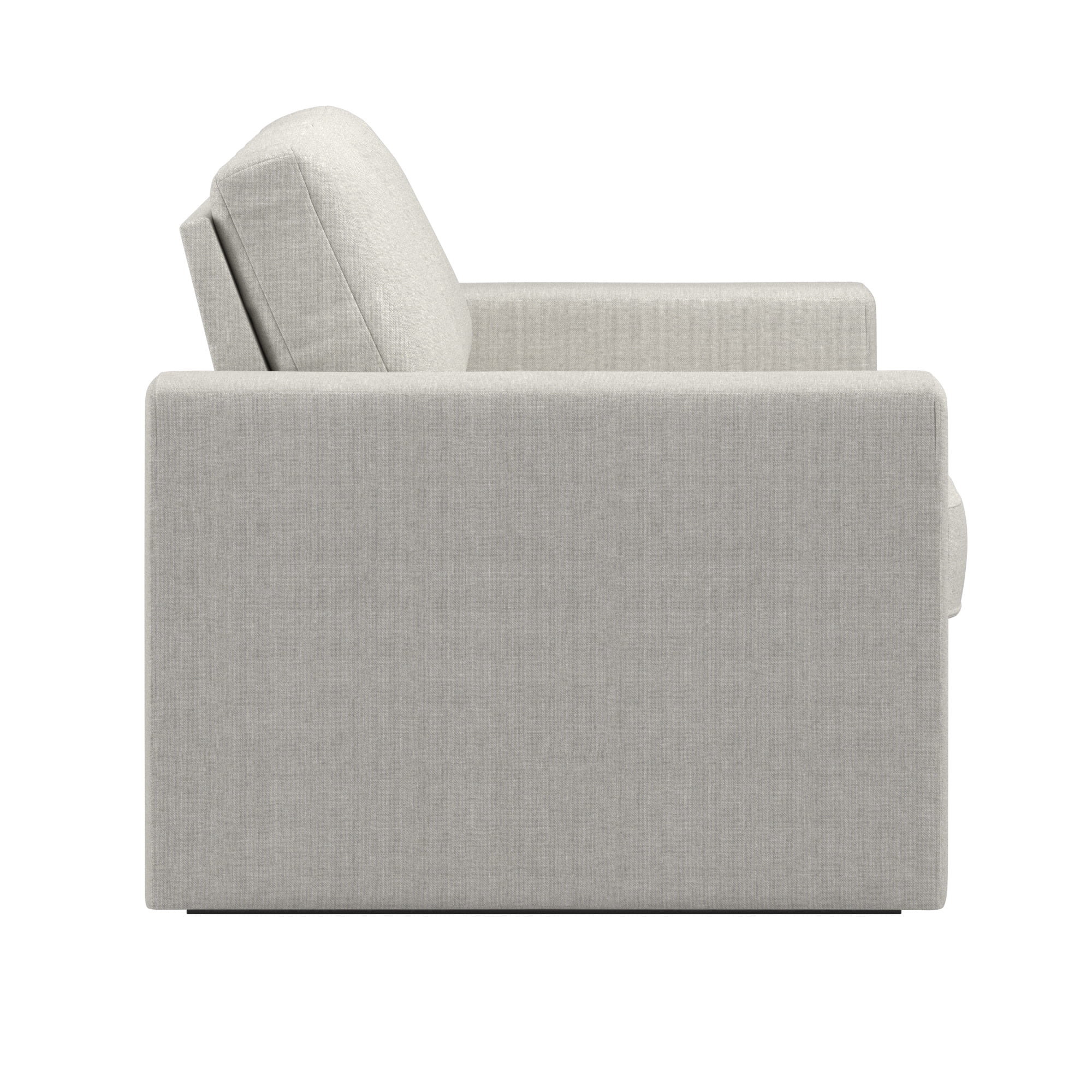 Weston Home Glen Park Upholstered Loveseat with 2 Hidden Metal Wire Storage Drawers, Ivory