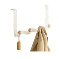 thumbnail image 1 of Sturdy Door Hook For Hanging Coat Bags Robes Space Efficient Home Solution Multicolor, 1 of 4