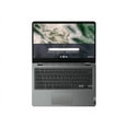 thumbnail image 2 of Lenovo 14e Chromebook Gen 2 82M1 - AMD 3000 Series - 3015Ce / up to 2.3 GHz - Chrome OS - Radeon Graphics - 4 GB RAM - 32 GB eMMC - 14" IPS 1920 x 1080 (Full HD) - Wi-Fi 5 - storm gray (top), dark gray (bottom) - kbd: US, 2 of 8